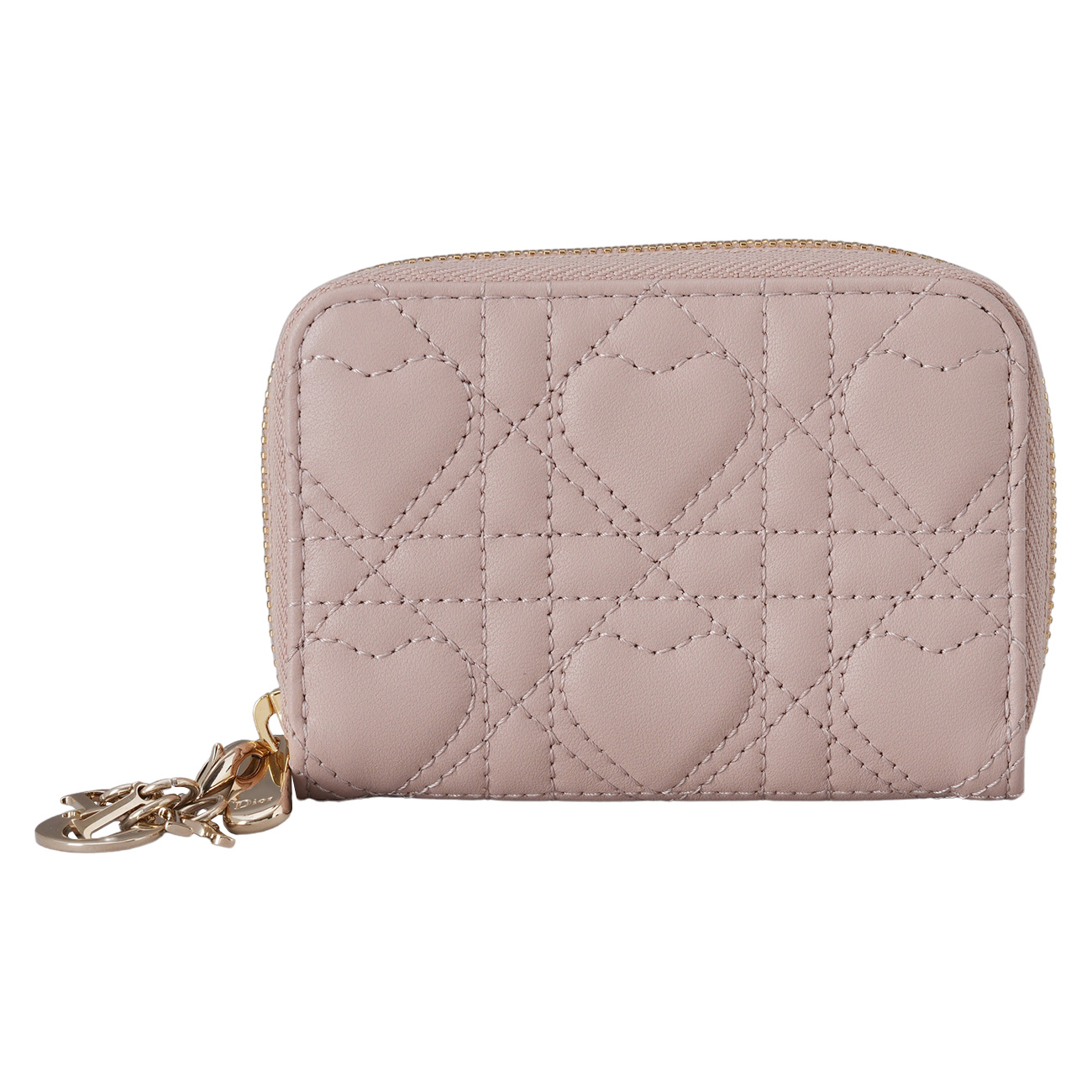 CHRISTIAN DIOR(USED)디올 하트 까나쥬 지퍼 카드지갑